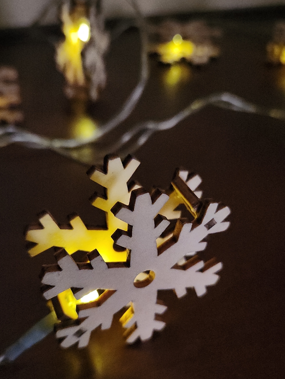 Snowflake String Lights - Picture 2 of 4